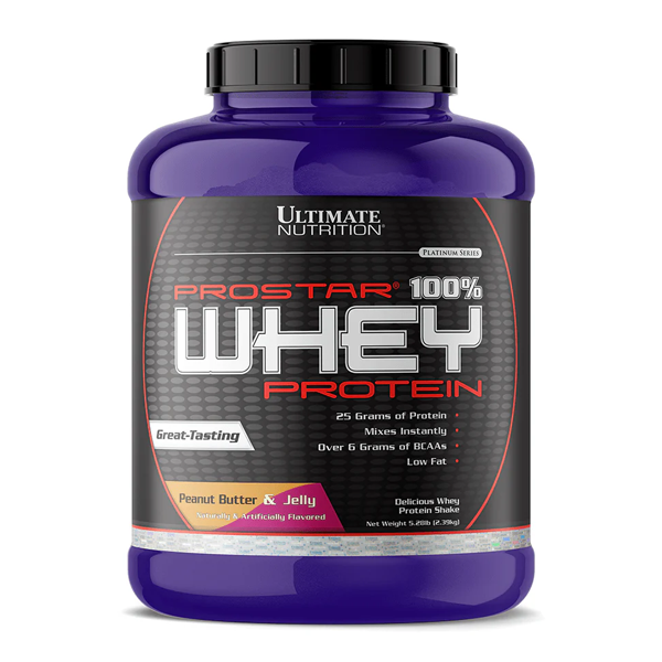 Prostar 100% Whey Protein 5.28lbs BY Ultimate Nutrition for Muscle recovery and muscle building